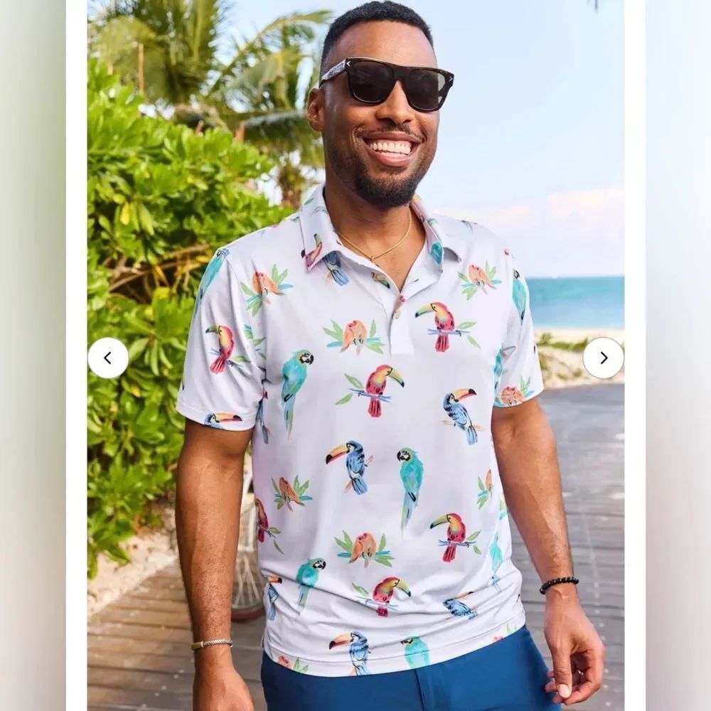 Chubbies Performance Polo
The Dude Where's Macaw
Size M
